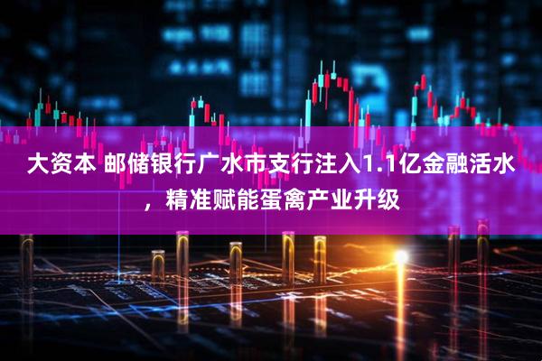 大资本 邮储银行广水市支行注入1.1亿金融活水，精准赋能蛋禽产业升级